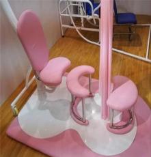 山東供應2015款懸掛式分娩座椅組合粉色系A款導樂車分娩凳