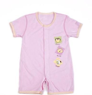 2014新款儿童麻赛尔纤维对襟哈衣 婴幼儿无骨连体爬服 宝宝连身衣