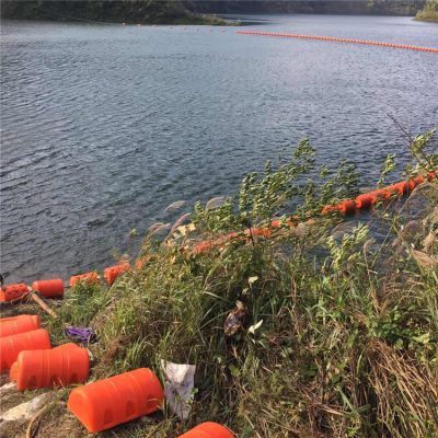 定做河道拦污浮桶桶状塑料浮筒厂家