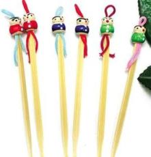可爱的木质耳勺 掏耳朵的传统用品 中国娃娃可爱造型挖耳勺9g