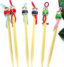 可爱的木质耳勺 掏耳朵的传统用品 中国娃娃挖耳勺