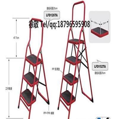 加厚家用梯 加粗折叠人字梯 钢管 梯宽踏板楼梯 防滑移动扶梯厂家