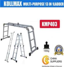厂家直销铝合金多功能折叠梯4*3 3.7米  可做人字脚手架单梯