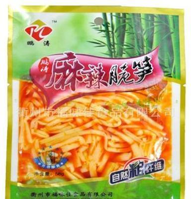 工厂直供市场热销2元绿色食品竹笋丝58克/包休闲零食美味食品