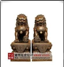 江西铜狮子,中正铜雕,适用于镇宅辟邪铜狮子雕塑