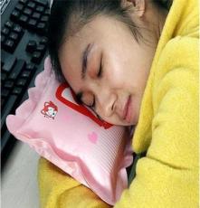 加厚磨砂反光料高质多功能冰枕 散热枕 睡枕 粉色女孩 夏季必备