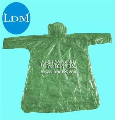 时尚透明一次性防水雨衣 绿色环保雨衣 可定制 厂家直批