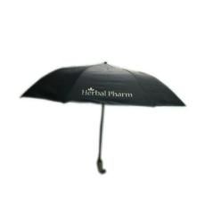 供应时尚银胶布2折伞 优质8骨手开广告伞 塑料直柄雨伞 雨伞定制