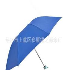 直销供应广告三折伞 时尚银胶布精品塑料柄广告伞 可批发
