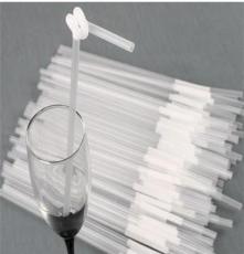 全国包邮 双童吸管 80支装 单弯头艺术吸管 透明吸管 造型吸管