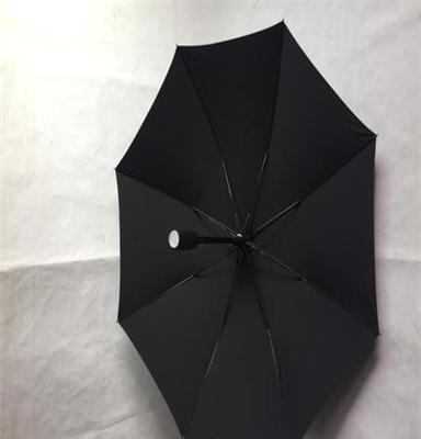 23寸高品质直杆礼品伞 2纯黑色雨伞