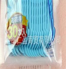 日本进口 EBISU惠百施日用齿间清洁牙线 30支 超细牙线棒