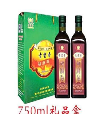 优质生产750ml装纯正礼品胡麻油 营养丰富 纯天然绿色食品