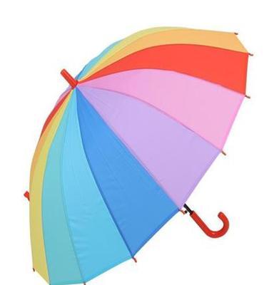 彩虹伞厂家 韩国创意雨伞 长柄晴雨伞 雨伞厂家混批发高档儿童伞