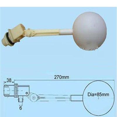 供应空调水箱塑料浮球阀