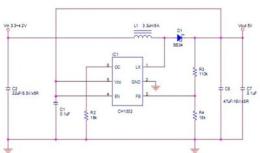 CH,CH,DC-DC穩壓IC,應用于數碼相機,便捷DVD,MID,移動電話等數