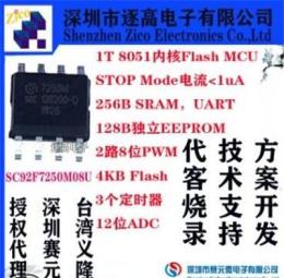 賽元微代理SC92F7250M08UFLASHMCU方案開發(fā)燒錄器仿真