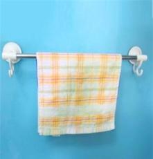 hm7607专利吸盘60cm毛巾架 浴室不锈钢毛巾杆吸盘强力