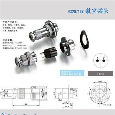 A/B/D型M12航空插座M12传感器连接器 M12法兰座