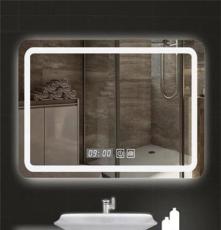 智能浴室防雾镜带灯触摸浴室镜LED灯镜除雾浴室镜