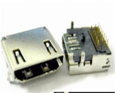 HDMI USB凹字垫高前脚DIP-亮锡壳-多针DIP-ROHS