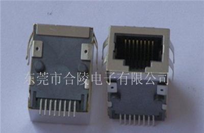 贴片式RJ带变压器插座 SMT型带滤波器RJ接口-东莞市最新供应