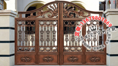 豪華別墅鄉(xiāng)村鋁藝大門(mén)