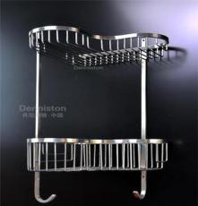 Denniston/丹尼斯顿卫浴置物架 不锈钢浴室网篮挂篮 心形转角架