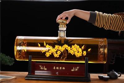 工藝酒瓶喜鵲登梅酒瓶吉祥小象玻璃瓶