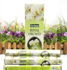 印度香批发 正规进口 Herbsum皇家兰花 H0117六方盒香薰 线香