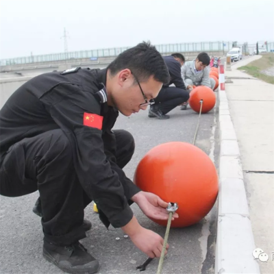 海上警示浮球60公分双耳浮漂规格