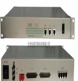 创基互联电信级8/16E1+16程控磁石电话光端机，双电源供电