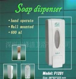 600ML手动皂液器 洗手液盒 宾馆沐浴液瓶 单头皂液器