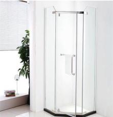 钻石形简易淋浴房整体 浴室钢化玻璃隔断洗澡间淋浴房玻璃浴室