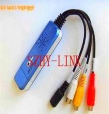 szhy-0313 USB采集卡/USB视频采集卡/USB视频采集卡一路 蓝色