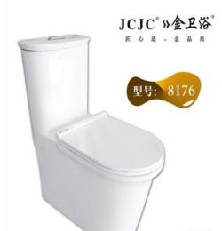 JCJC金卫浴连体座便器马桶坐便器 型号8176 厂家直销批发