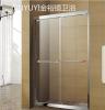供应金裕镱卫浴JYY3014不锈钢屏风双移门镜光简易淋浴房