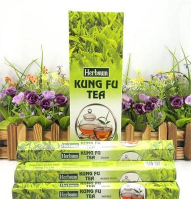 Herbsum印度香总代正规进口 H0121 功夫茶 六菱盒熏香 线香