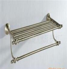 湖人卫浴厂家直供优质全铜双层浴巾架
