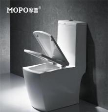 MOPO/摩普MP-1006方形座圈节水坐便器马桶 虹吸式连体座便器