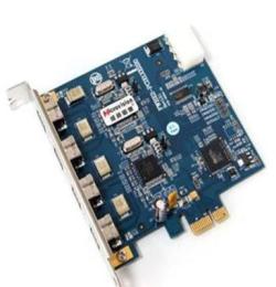 供应 PCI-E 1394A单/双通道高速数字图像采集卡