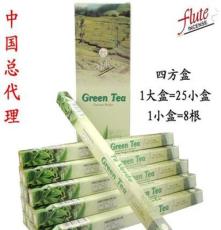 Flute全国总代正规进口 F0228绿茶四方盒正品印度香熏香 25小盒