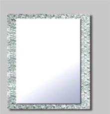 浴室镜，卫生间化妆镜，磨边镜，双层压花镜SL-A085 80*60CM