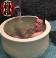 直销1.2米景德镇陶瓷浴缸 中式中国风酒店温泉会所浴缸泡澡缸