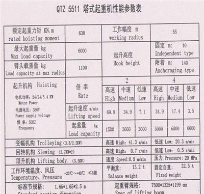 吉林辽源中龙QTZ塔吊