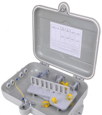 FTTH 室内室外安装 法兰支架式光纤分纤箱 36芯SMC光纤分纤箱