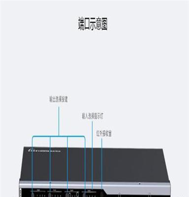 HDMI视频矩阵切换器4X4支持4K,朗强LKV414