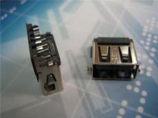 深圳USB生产厂家 AF鱼叉脚沉板反向胶心 特殊型接口