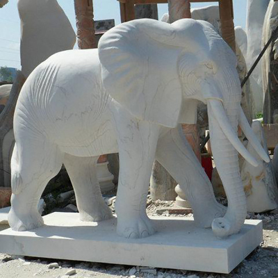厂家加工制作吉祥如意大象 青石大象