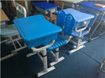 新款课桌椅定制，广东鸿美佳厂家生产批发学生课桌椅
